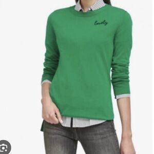 Banana Republic Slogan Sweater, Size XL